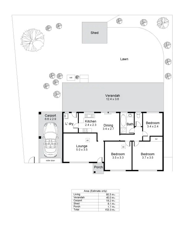 Floorplan of Homely house listing, 21 Lorne Crescent, Huntfield Heights SA 5163