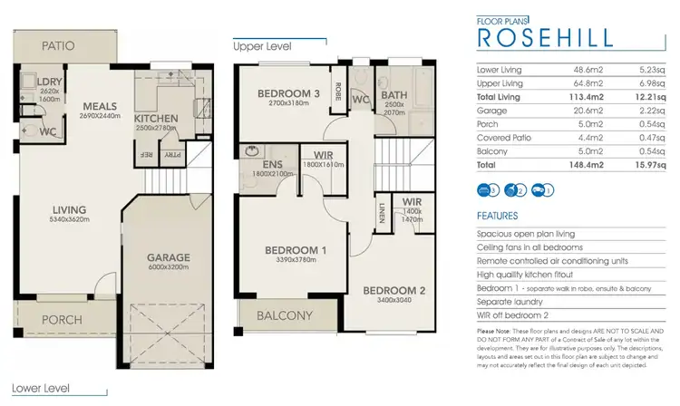 Floorplan of Homely townhouse listing, U4/75 LEVINGTON ROAD, Eight Mile Plains QLD 4113