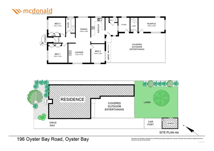 Floorplan of Homely house listing, 196 Oyster Bay Road, Oyster Bay NSW 2225