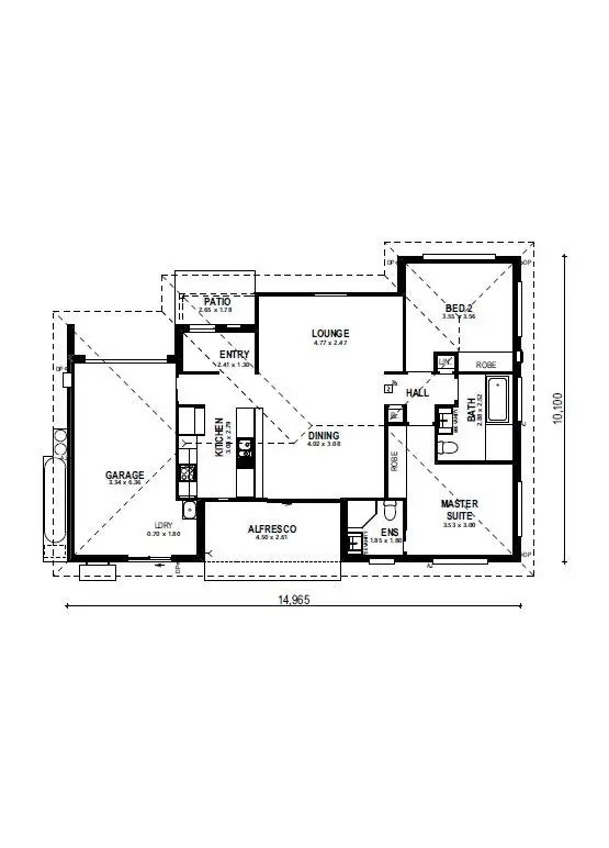 Floorplan of Homely land listing, 92B Diggers Drive, Tanilba Bay NSW 2319
