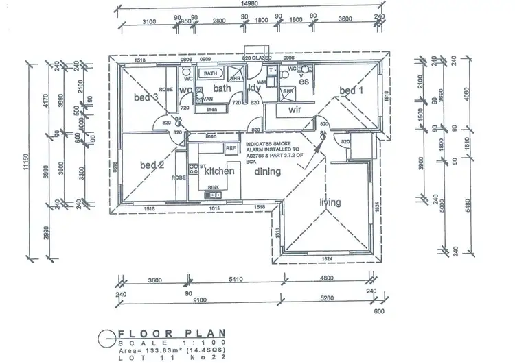 Floorplan of Homely house listing, 22 Magnolia Court, Brighton TAS 7030