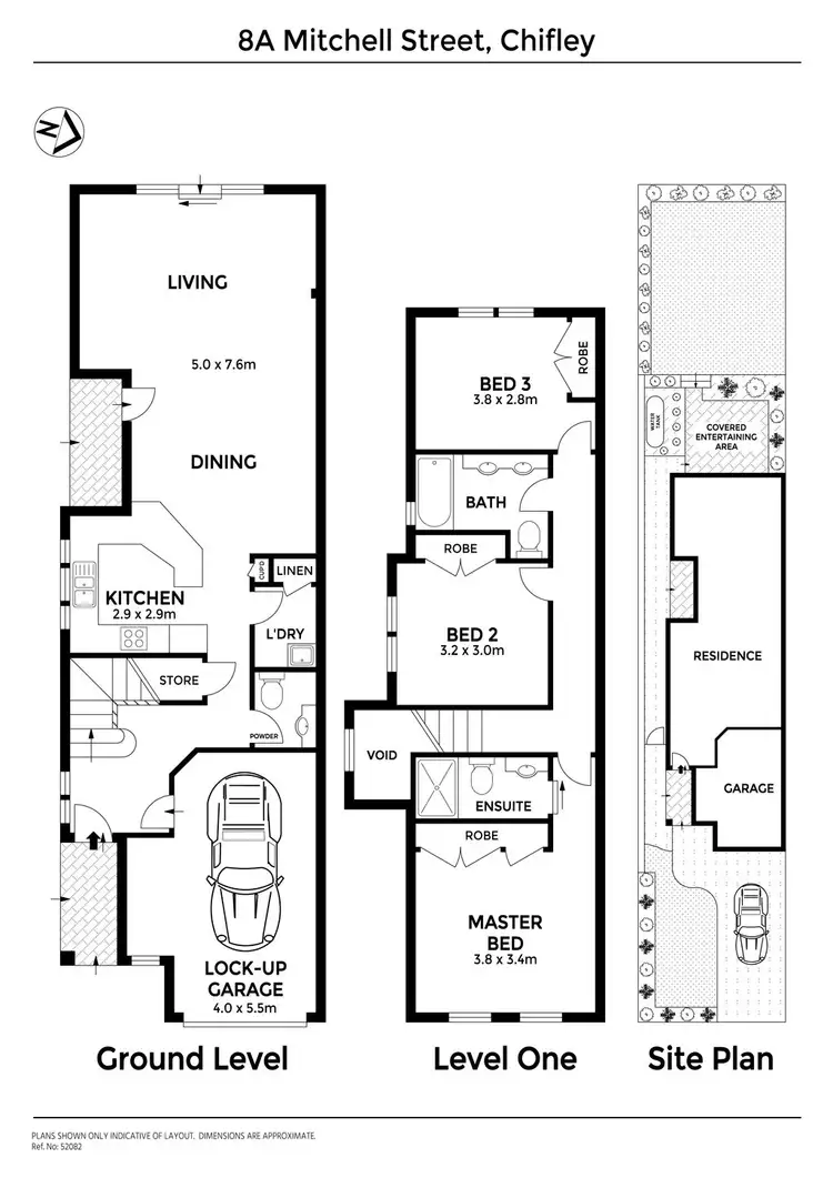 Floorplan of Homely house listing, 8A Mitchell Street, Chifley NSW 2036