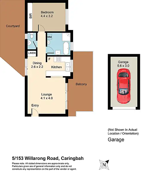 Floorplan of Homely apartment listing, 5/153 Willarong Rd, Caringbah NSW 2229
