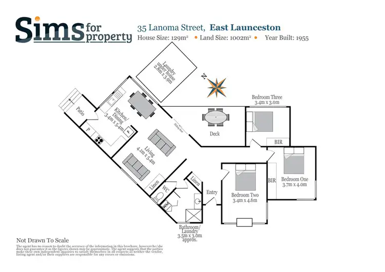 Floorplan of Homely house listing, 35 Lanoma Street, East Launceston TAS 7250
