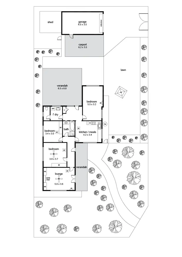 Floorplan of Homely house listing, 104 Corunna Avenue, Melrose Park SA 5039