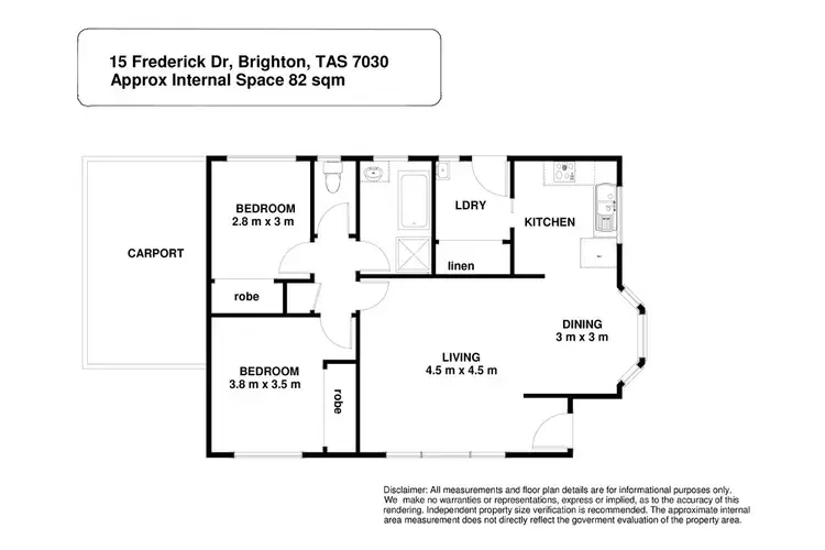 Floorplan of Homely villa listing, 15 Frederick Drive, Brighton TAS 7030