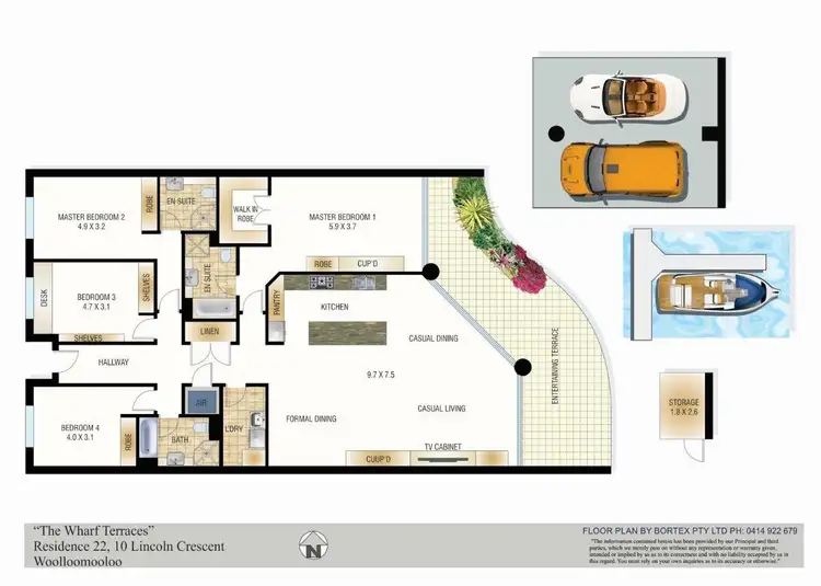 Floorplan of Homely apartment listing, 22/10 Lincoln Crescent, Woolloomooloo NSW 2011