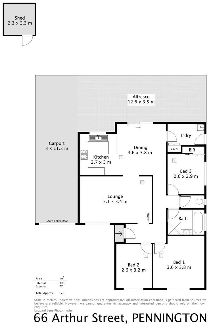 Floorplan of Homely house listing, 66 Arthur Street, Pennington SA 5013
