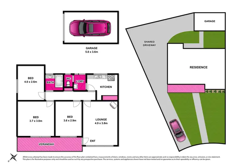 Floorplan of Homely house listing, 1/7 Churchill Avenue, Newtown VIC 3220