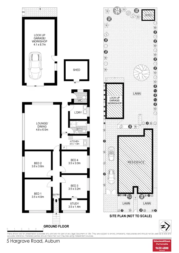 Floorplan of Homely house listing, 5 Hargrave Road, Auburn NSW 2144