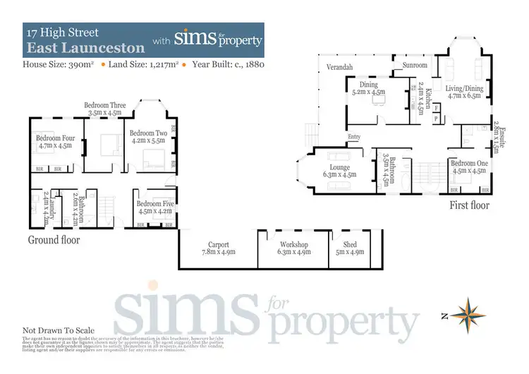 Floorplan of Homely house listing, 17 High Street, East Launceston TAS 7250