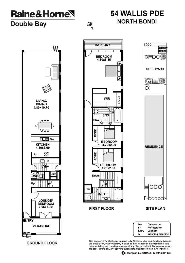 Floorplan of Homely house listing, 54 Wallis Parade, North Bondi NSW 2026