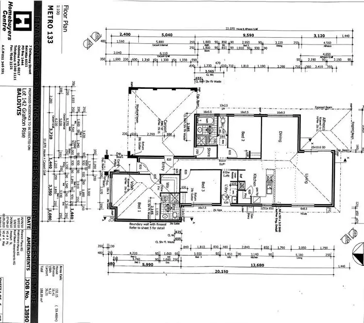 Floorplan of Homely house listing, 12 Grafton Rise, Baldivis WA 6171