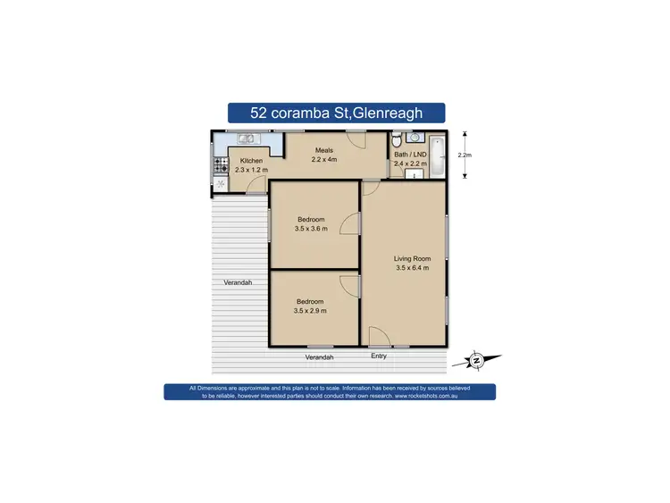 Floorplan of Homely house listing, 52 Coramba Street, Glenreagh NSW 2450