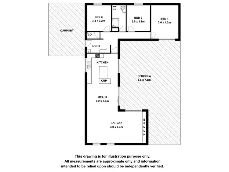 Floorplan of Homely house listing, 18-20 Robe Street, Robe SA 5276