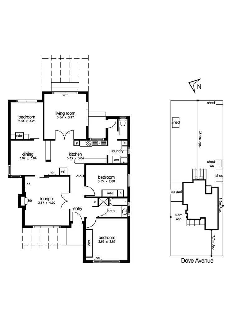 Floorplan of Homely house listing, 10 Dove Avenue, Altona VIC 3018