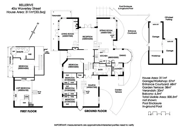 Floorplan of Homely house listing, 40a Waverley Street, Bellerive TAS 7018