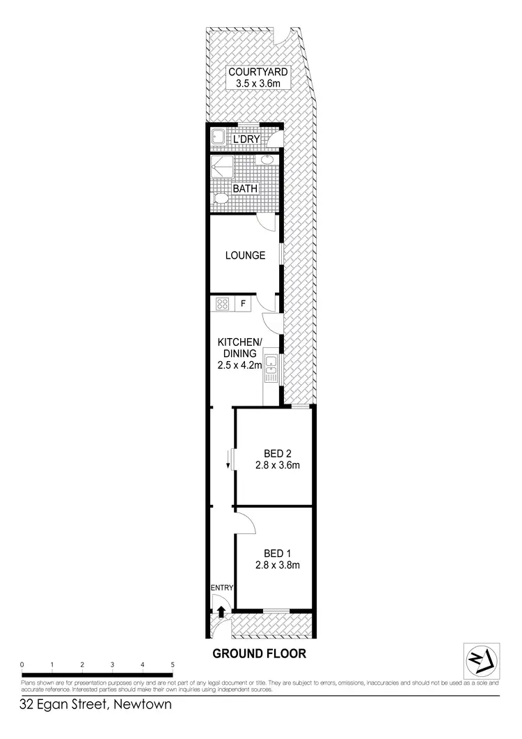 Floorplan of Homely house listing, 32 Egan Street, Newtown NSW 2042