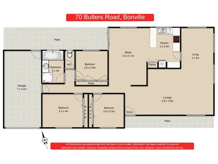 Floorplan of Homely house listing, 70 Butlers Road, Bonville NSW 2450