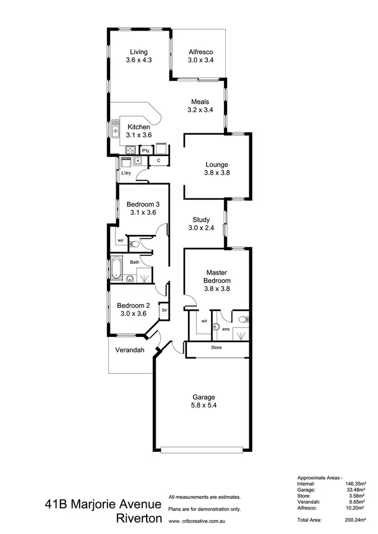Floorplan of Homely house listing, 41B Marjorie Avenue, Riverton WA 6148