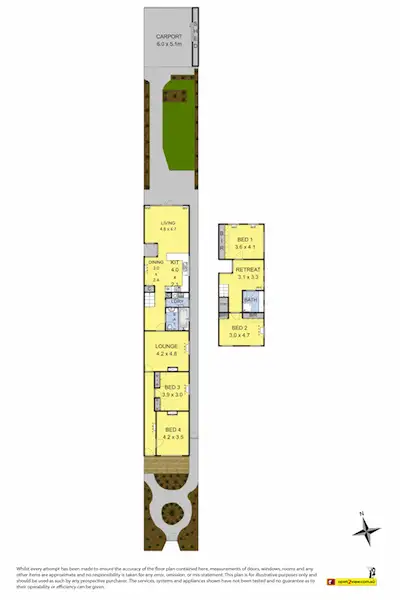 Floorplan of Homely house listing, 166 Osborne Street, Williamstown VIC 3016