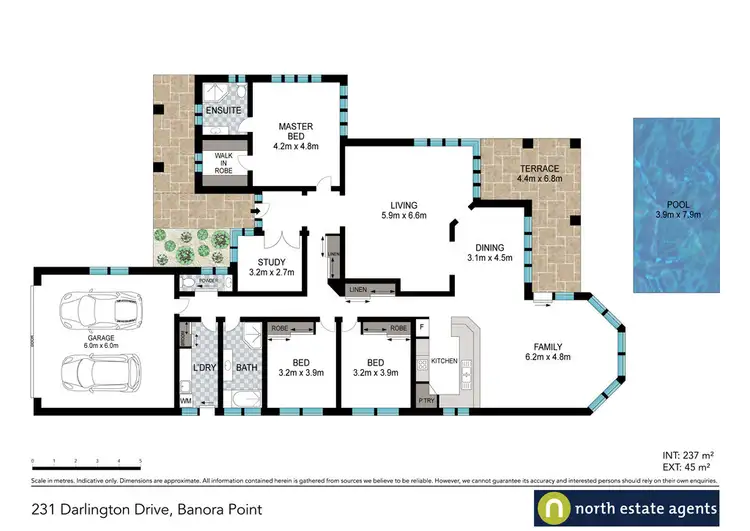 Floorplan of Homely house listing, 231 Darlington Drive, Banora Point NSW 2486