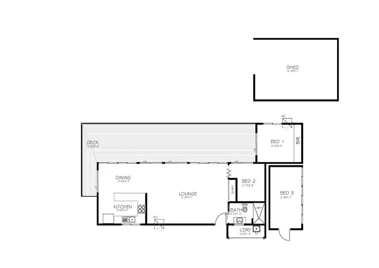Floorplan of Homely house listing, 10 Osprey Court, Coffin Bay SA 5607