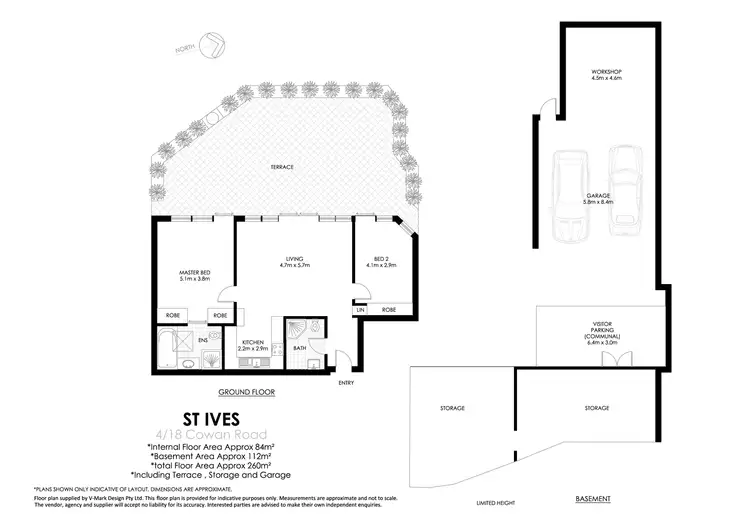 Floorplan of Homely apartment listing, 4/18 Cowan Road, St Ives NSW 2075