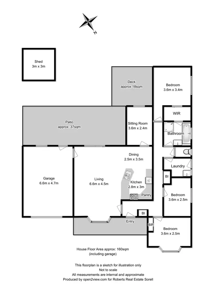 Floorplan of Homely house listing, 7 Ivy Close, Oakdowns TAS 7019
