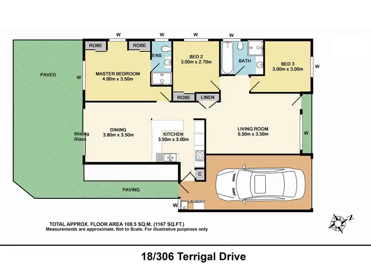 Floorplan of Homely unit listing, 18/306 Terrigal Drive, Terrigal NSW 2260