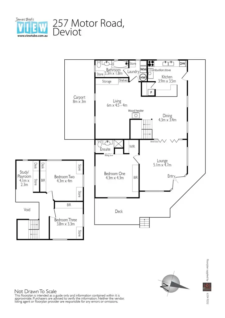 Floorplan of Homely house listing, 257 Motor Road, Deviot TAS 7275
