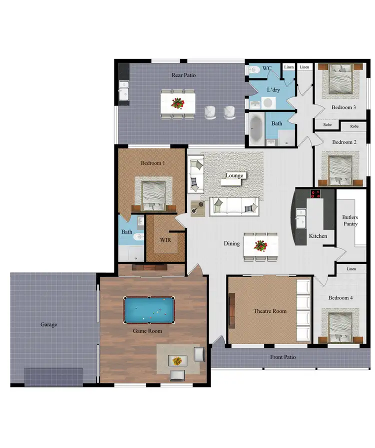 Floorplan of Homely house listing, 27 Daintree Drive, Bushland Beach QLD 4818
