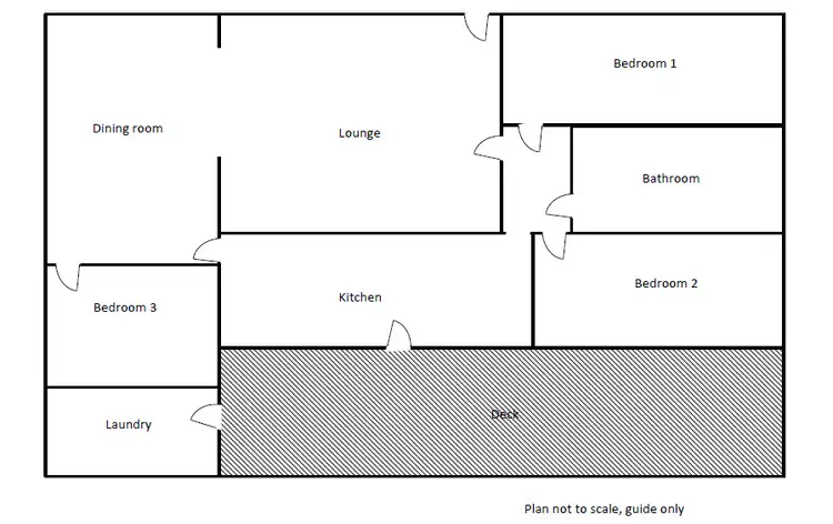Floorplan of Homely house listing, 10 ASH GROVE, Lucindale SA 5272