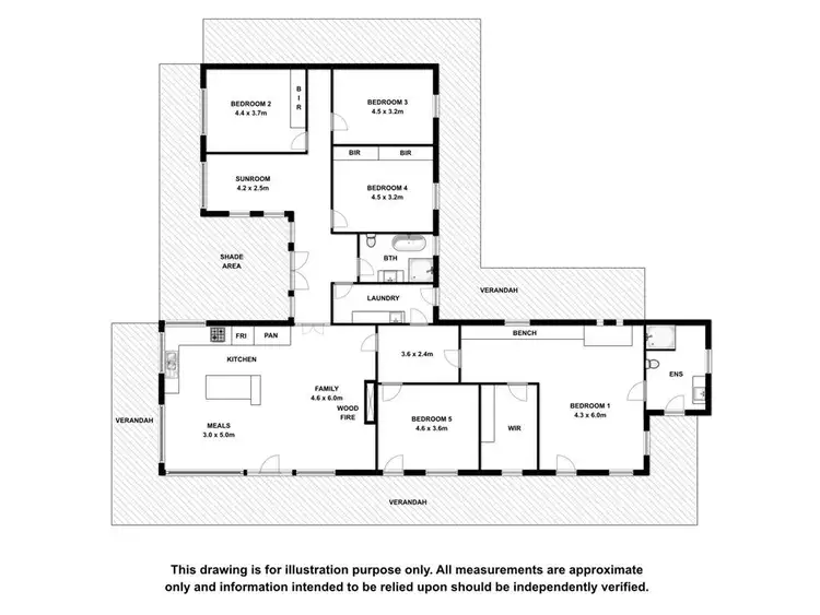 Floorplan of Homely house listing, 14103 Riddoch Highway, Naracoorte SA 5271