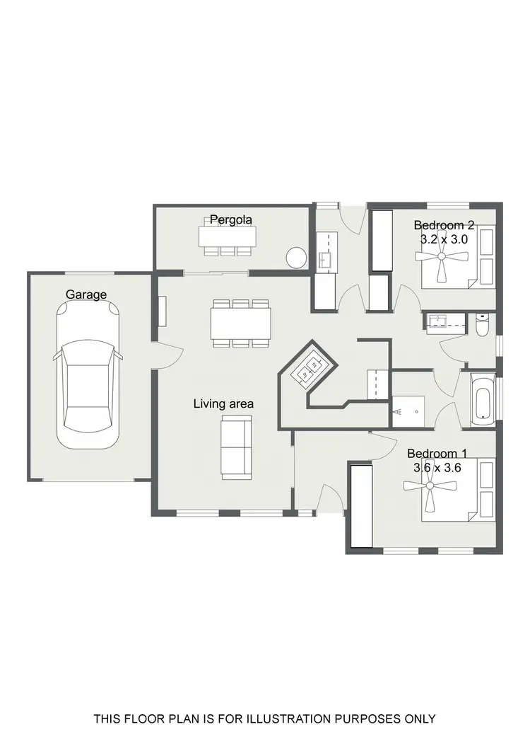 Floorplan of Homely house listing, 2/6 DAVISON STREET, Naracoorte SA 5271