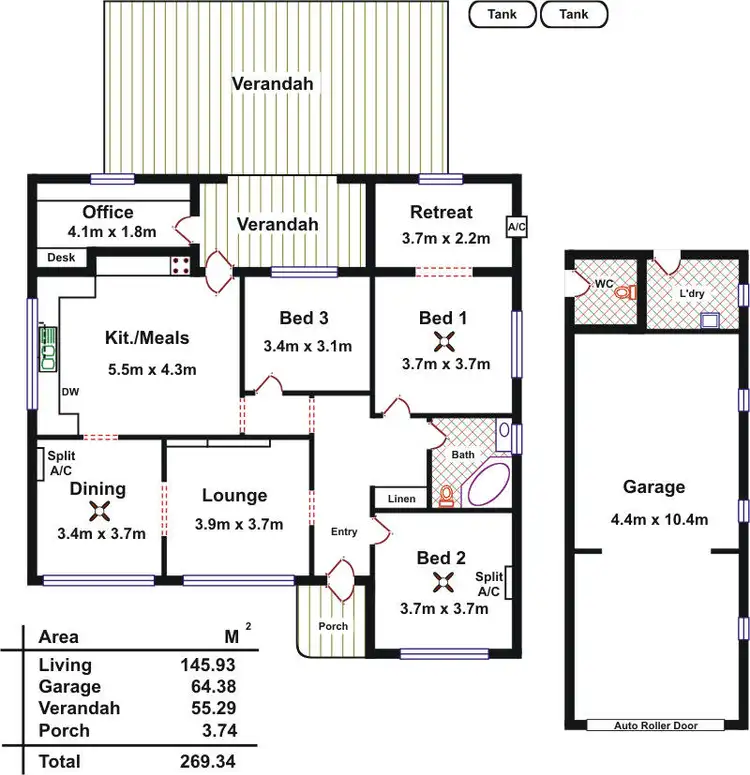 Floorplan of Homely house listing, 2 Gosford Street, Gawler West SA 5118