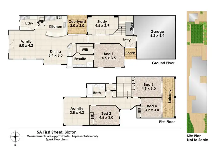 Floorplan of Homely house listing, 5A First Street, Bicton WA 6157
