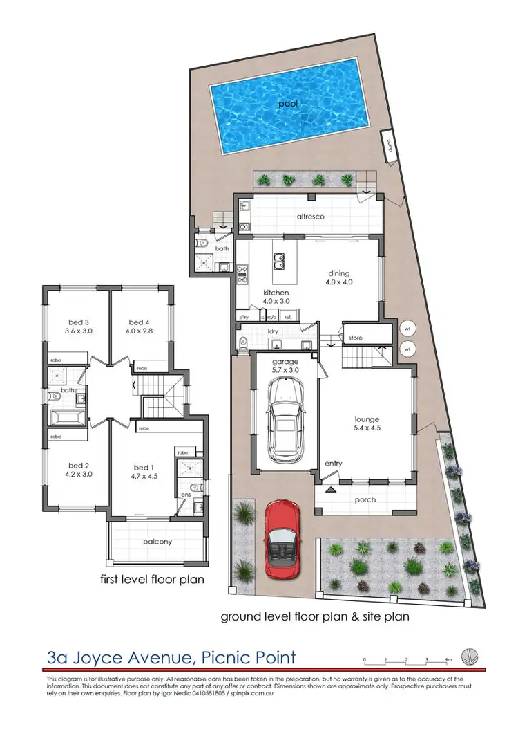 Floorplan of Homely house listing, 3a Joyce Avenue, Picnic Point NSW 2213