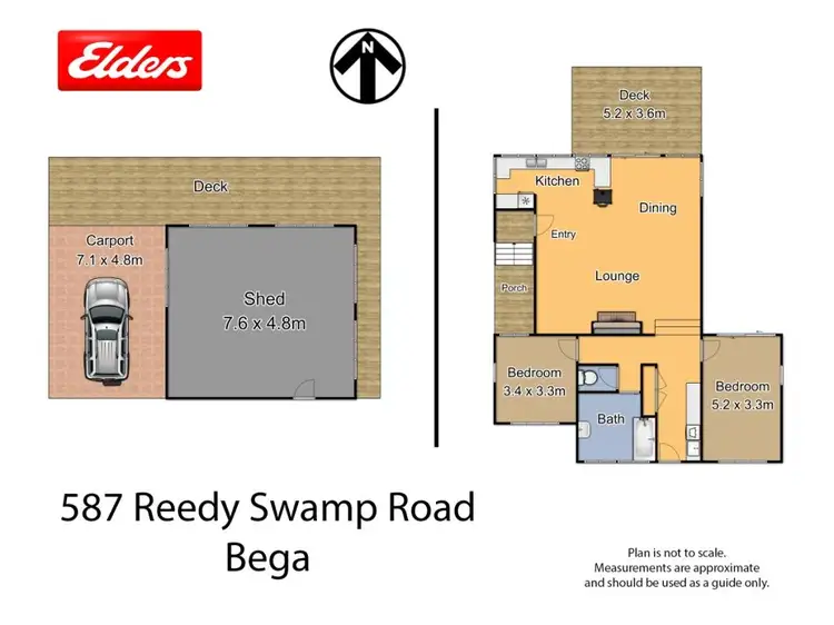 Floorplan of Homely rural property listing, 587 Reedy Swamp Rd, Bega NSW 2550