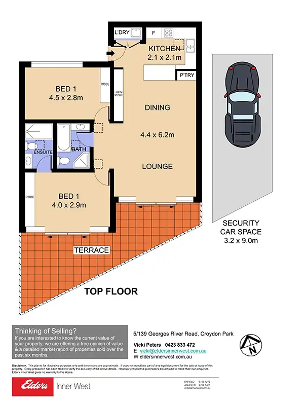 Floorplan of Homely unit listing, 5/139 Georges River Road, Croydon Park NSW 2133