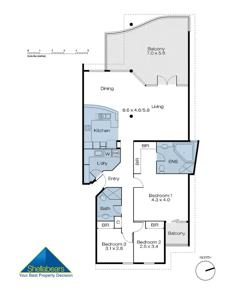 Floorplan of Homely apartment listing, 29/1 Riverside Road, East Fremantle WA 6158
