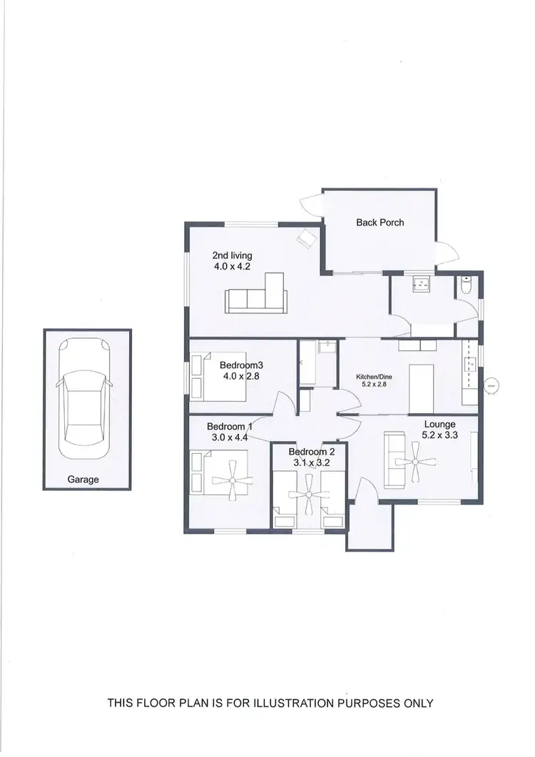 Floorplan of Homely house listing, 2 LEICESTER STREET, Naracoorte SA 5271
