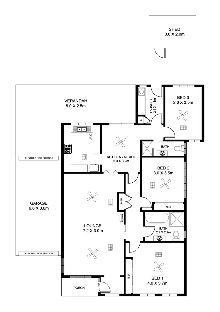 Floorplan of Homely house listing, 13A Albert Street, Mitcham SA 5062