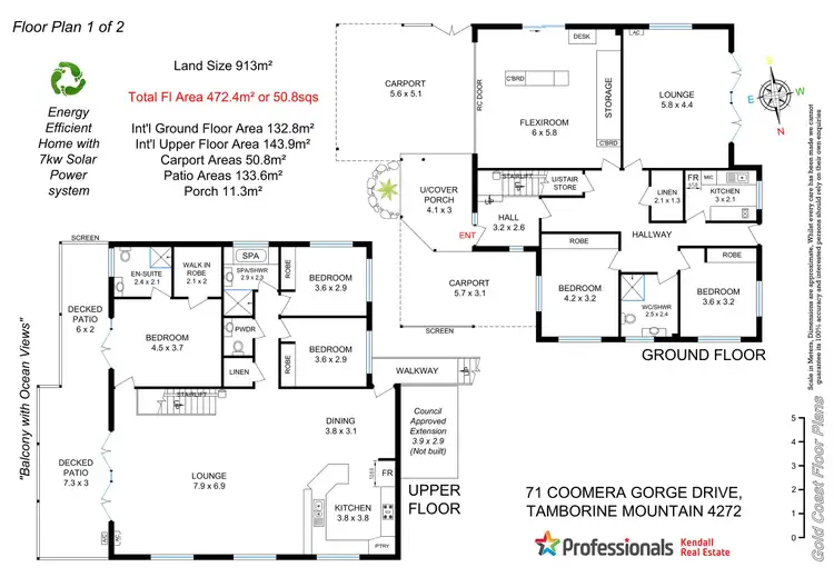 Floorplan of Homely house listing, 71 Coomera Gorge Drive, Tamborine Mountain QLD 4272