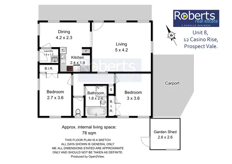 Floorplan of Homely block of units listing, 8/12 Casino Rise, Prospect Vale TAS 7250