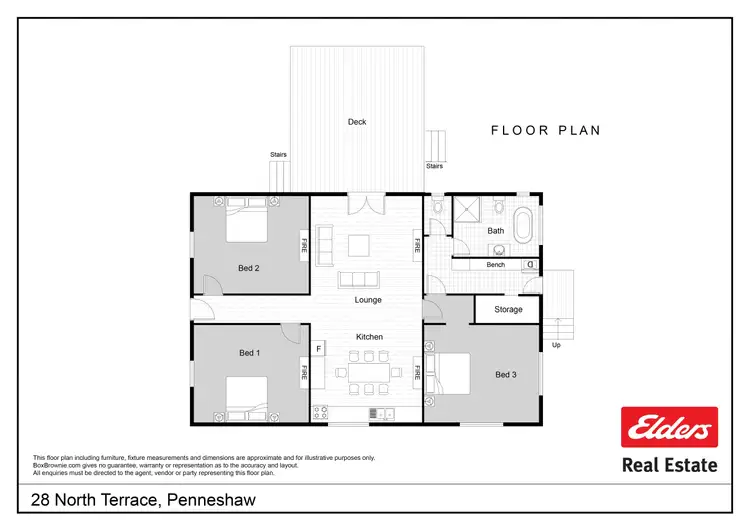 Floorplan of Homely house listing, 28 NORTH TERRACE, Penneshaw SA 5222