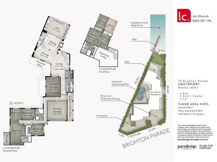 Floorplan of Homely house listing, 19 Brighton Parade, Southport QLD 4215