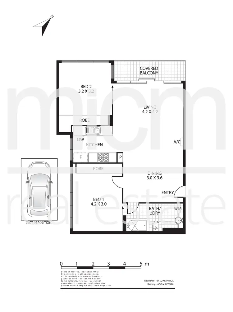 Floorplan of Homely apartment listing, 2105/668 Bourke Street, Melbourne VIC 3000