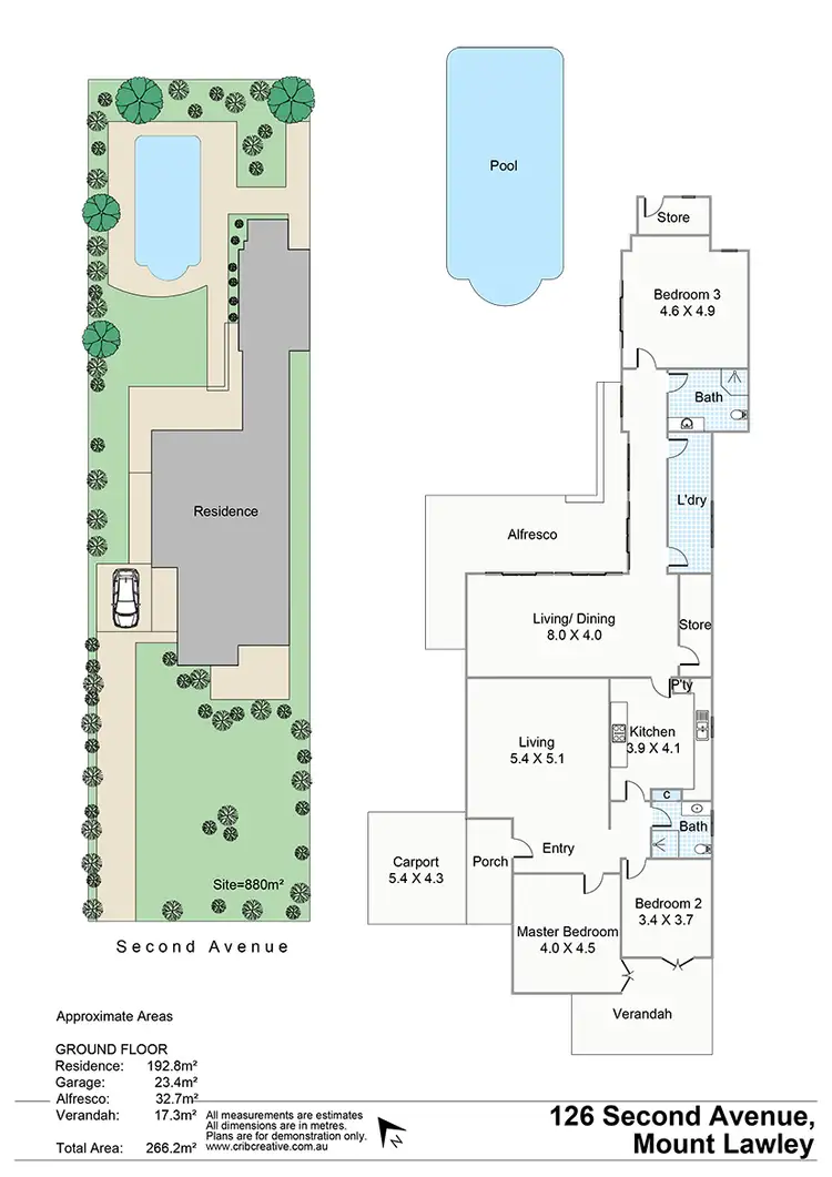 Floorplan of Homely house listing, 126 Second Avenue, Mount Lawley WA 6050