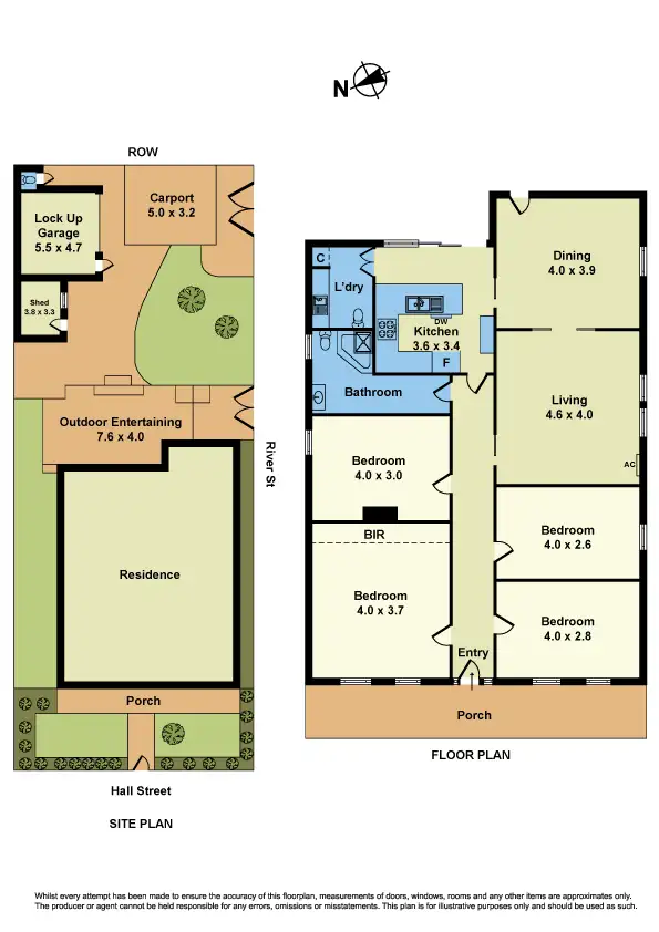 Floorplan of Homely house listing, 82 Hall Street, Newport VIC 3015